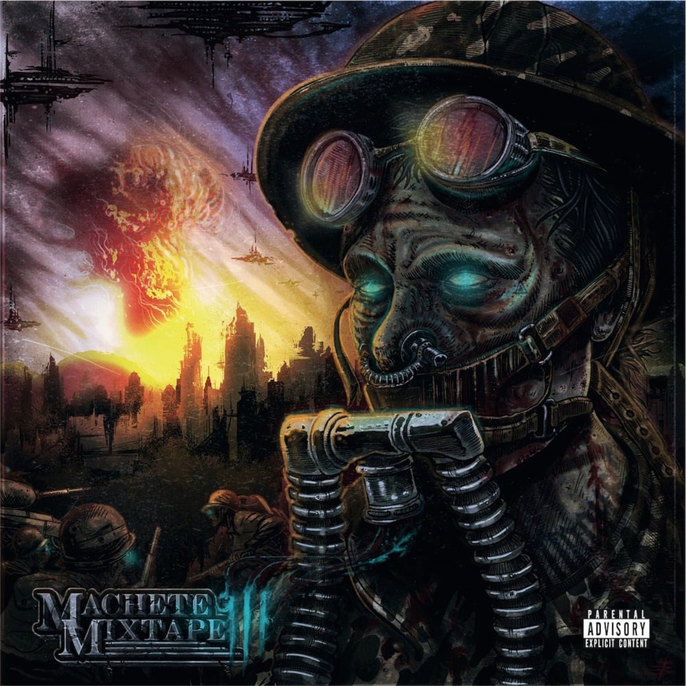 Album cover art for "Au Revoir" by Machete & En?gma & Nitro