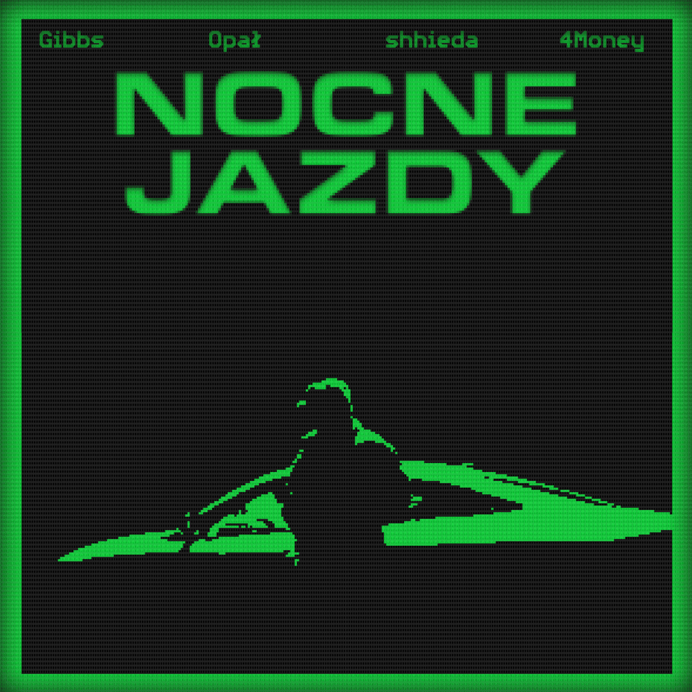 Album cover art for "Nocne jazdy" by Opał