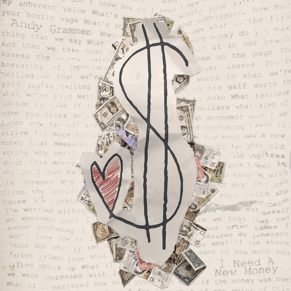 Album cover art for "I Need A New Money" by Andy Grammer