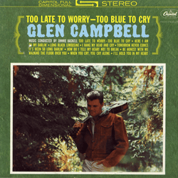 Album cover art for "Tomorrow Never Comes" by Glen Campbell