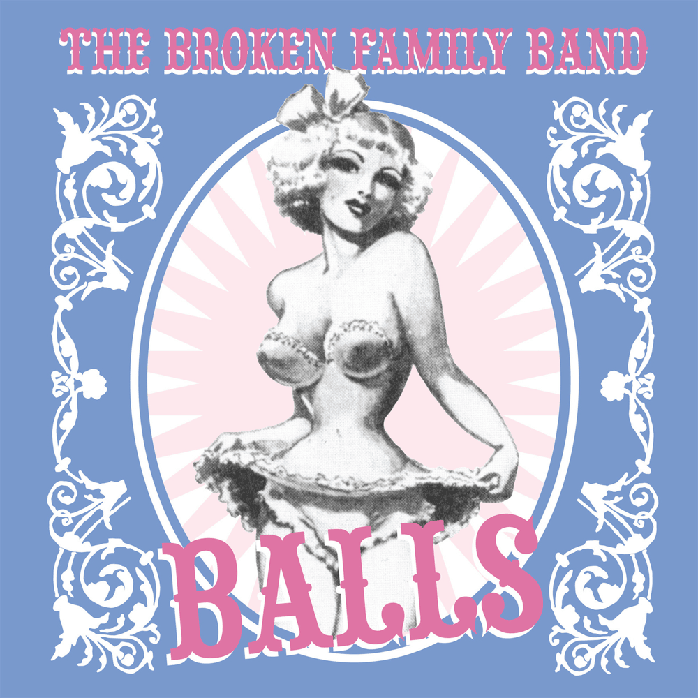 Album cover art for "It’s All Over" by The Broken Family Band