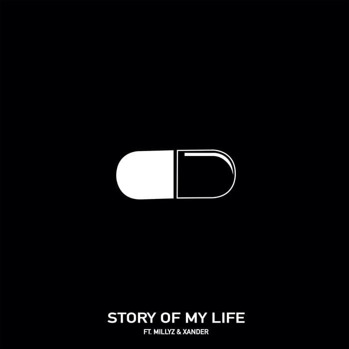 Album cover art for "Story Of My Life" by Chris Webby & Xander (Singer) & Millyz