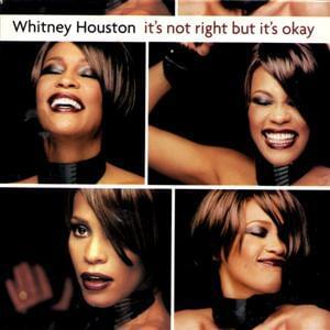 Album cover art for "It’s Not Right, But It’s Okay (Johnny Vicious Radio Mix)" by Whitney Houston