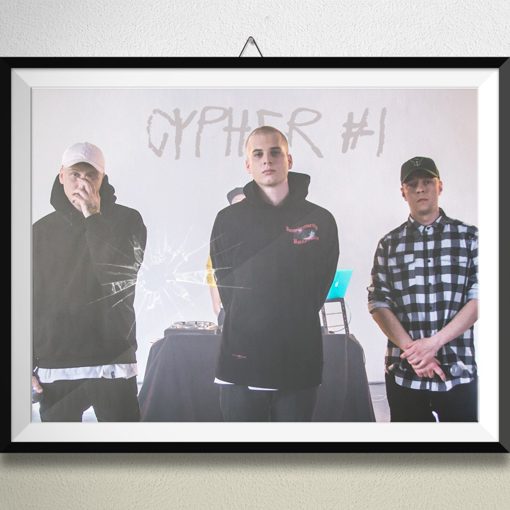 Album cover art for "Cypher #1 Sezon 6" by Popkiller Młode Wilki & Tymek & Barto Katt & Jan-rapowanie