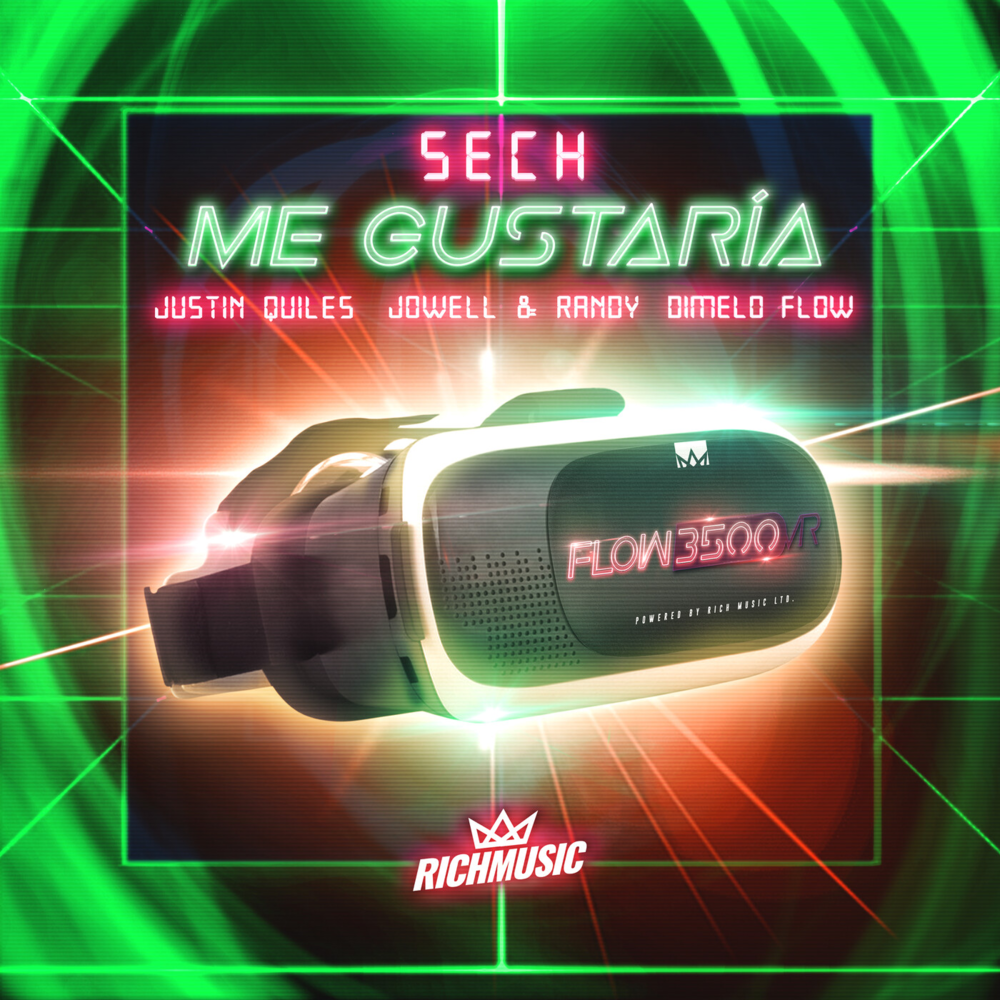 Album cover art for "Me Gustaría" by Sech & Dímelo Flow