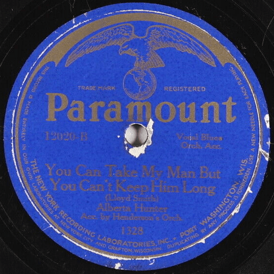 Album cover art for "You Can Take My Man But You Can’t Keep Him Long" by Alberta Hunter