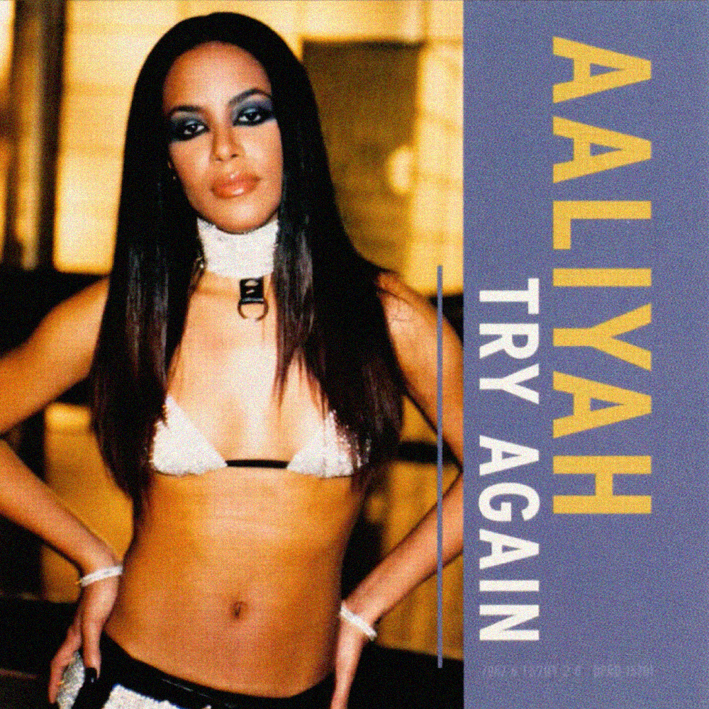 Album cover art for "Try Again" by Aaliyah