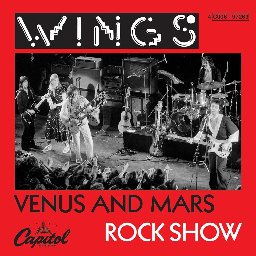 Album cover art for "Venus and Mars/Rock Show" by Wings
