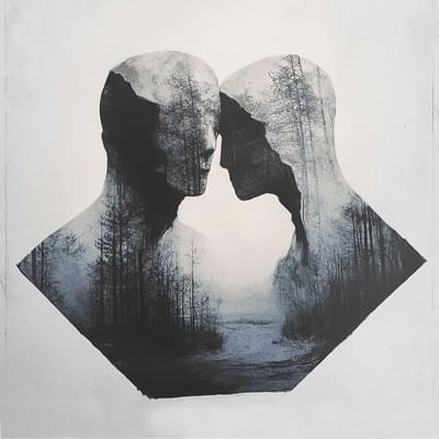 Album cover art for "По разные стороны (On different sides)" by Максим Свобода (Maxim Svoboda)