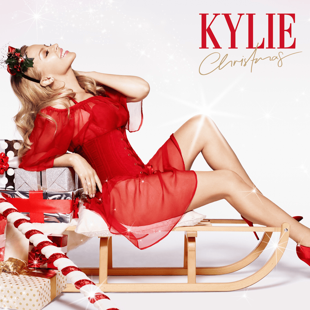 Album cover art for "Christmas Wrapping" by Kylie Minogue & Iggy Pop