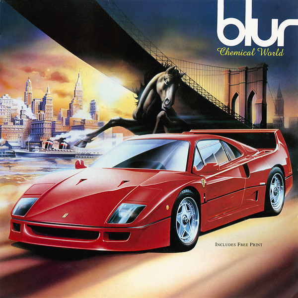 Album cover art for "Maggie May" by Blur