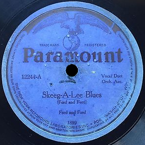 Album cover art for "Skeeg-A-Lee Blues" by Ford and Ford