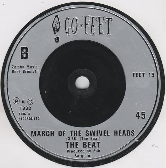 Album cover art for "March Of The Swivel Heads" by The Beat