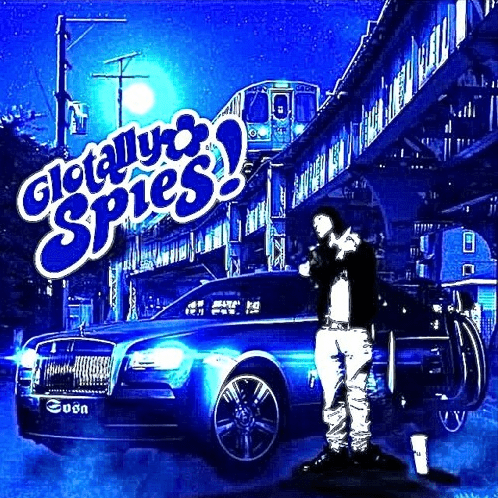 Album cover art for "Glotally Spies" by Fenka