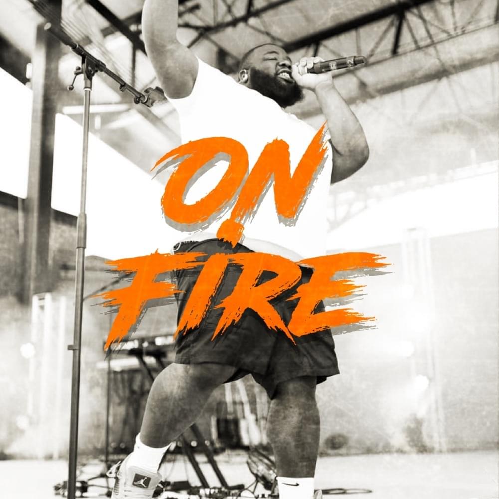 Album cover art for "On Fire" by BigBreeze