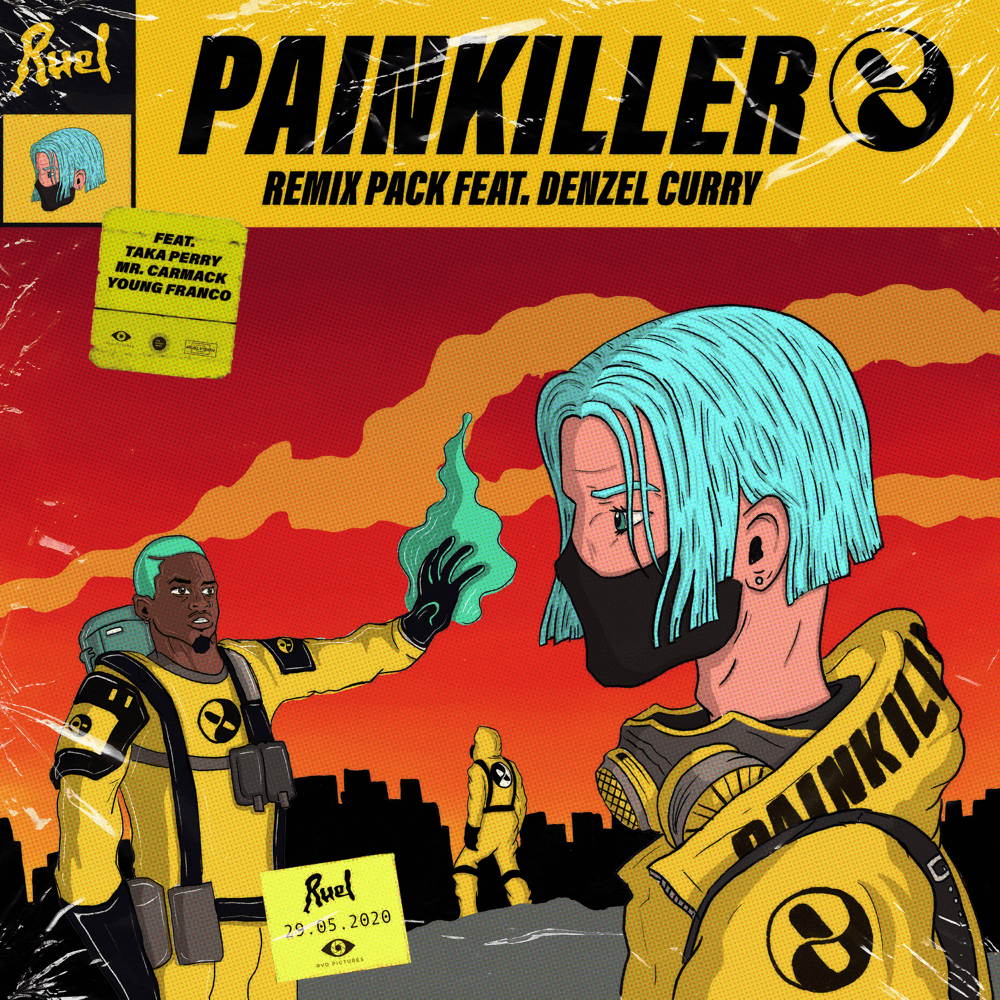 Album cover art for "Painkiller (Remix)" by Ruel & Denzel Curry