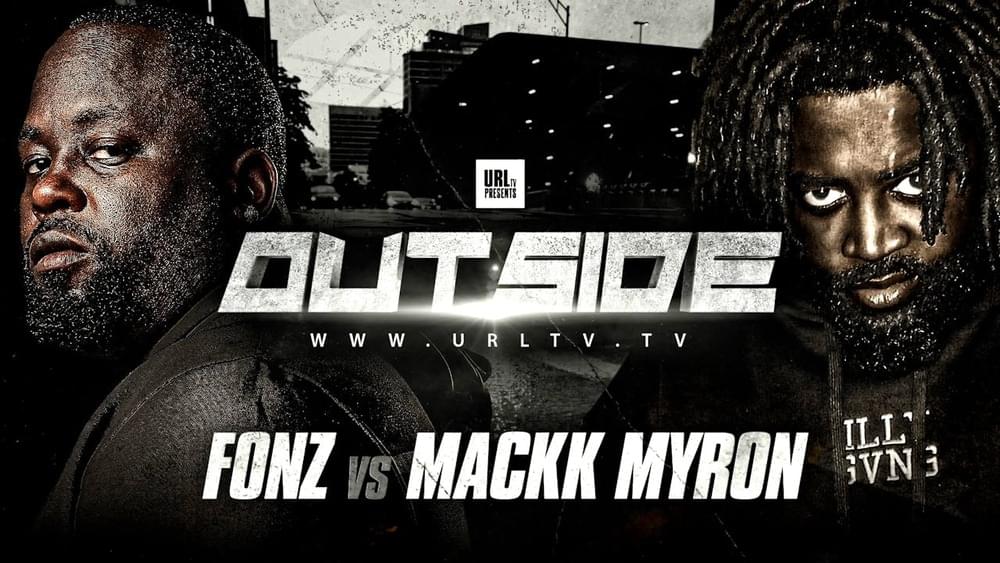 Album cover art for "Fonz vs. Mackk Myron" by URLtv & Fonz (Battle Rapper) & Mackk Myron