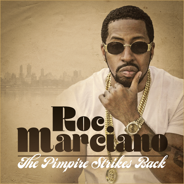 Album cover art for "Slingers" by Roc Marciano & Knowledge The Pirate