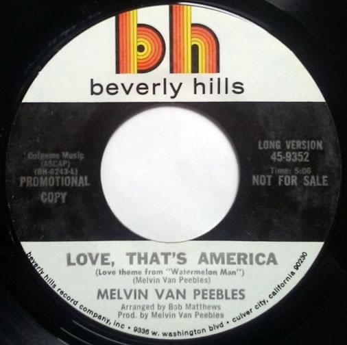 Love, That’s America by Melvin Van Peebles