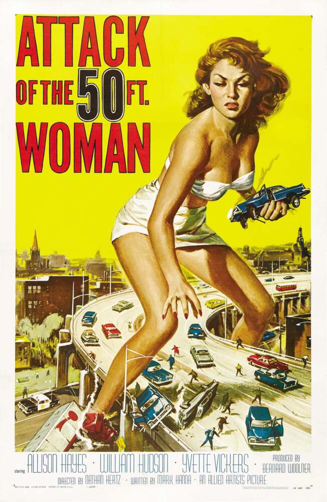 Album cover art for "Attack of the Fifty Foot Woman" by The Tubes