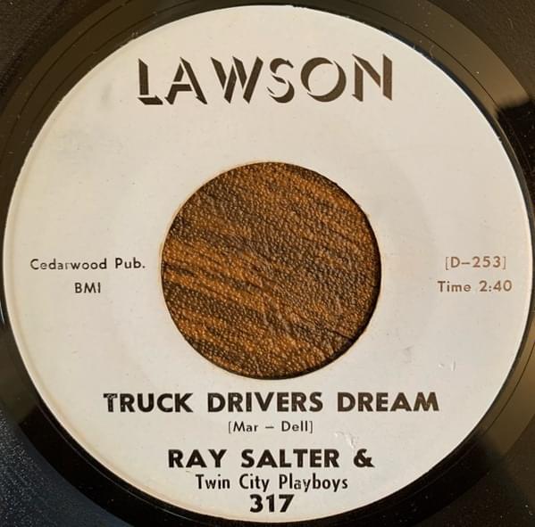 Album cover art for "Truck Driver’s Dream" by Ray Salter