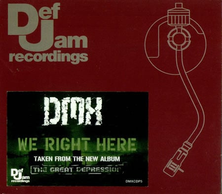 Album cover art for "We Right Here" by DMX