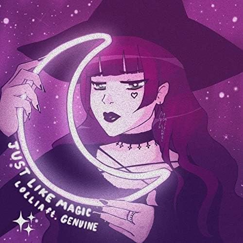 Album cover art for "Just Like Magic" by Lollia & Genuine Music
