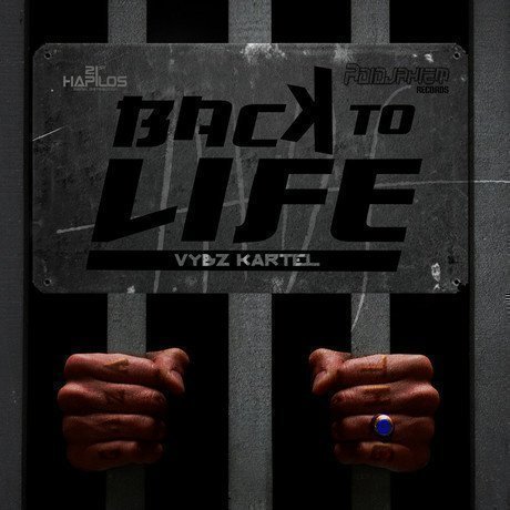 Album cover art for "Back To Life" by Vybz Kartel