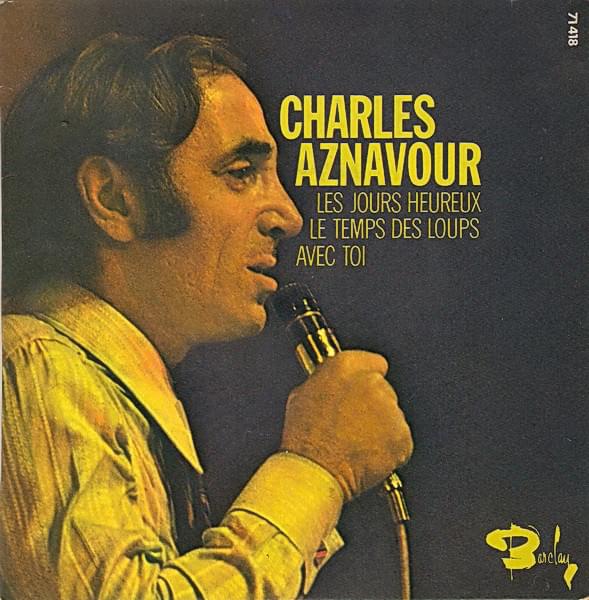 Album cover art for "Le temps des loups" by Charles Aznavour