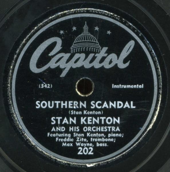 Album cover art for "Southern Scandal" by Stan Kenton