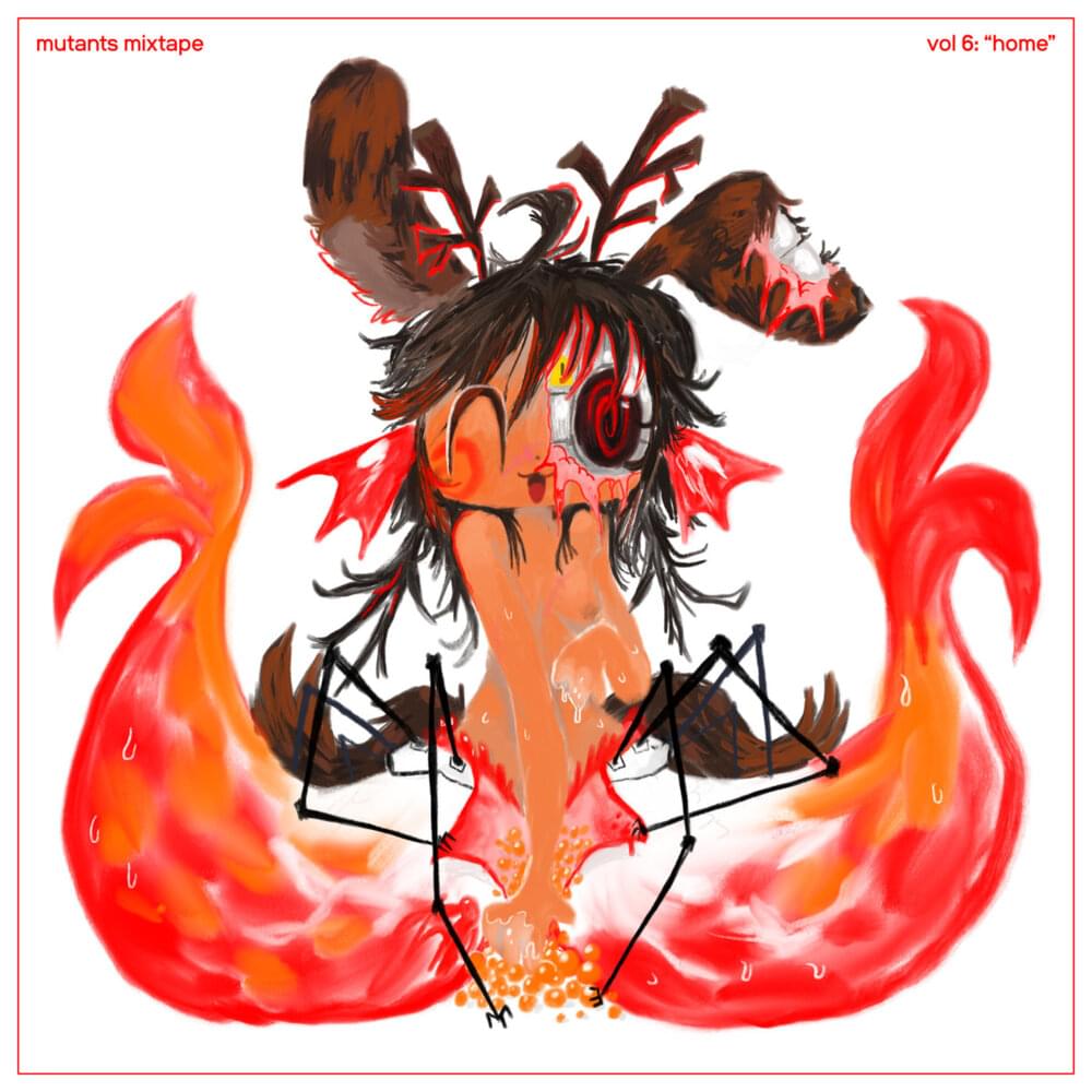 Album cover art for "Birth" by Arca