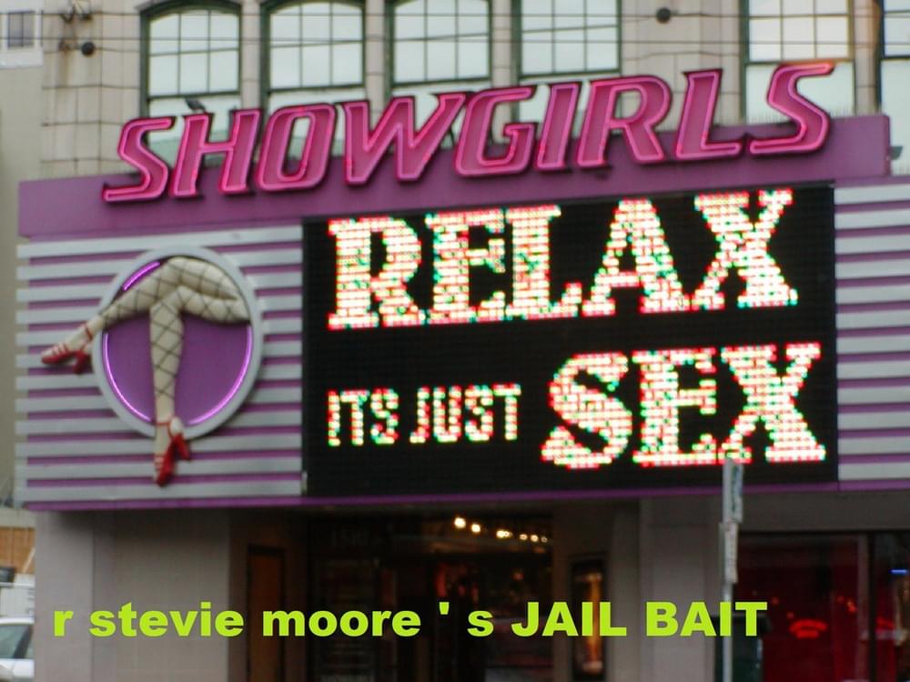 Album cover art for "Jailbait" by R. Stevie Moore