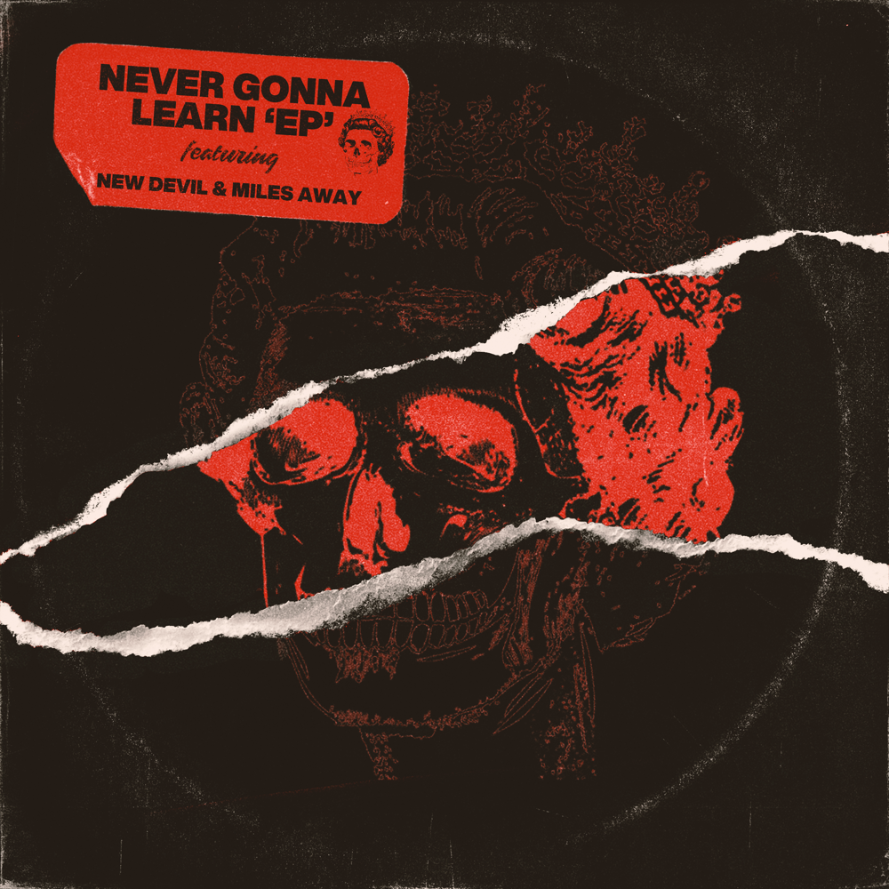 Album cover art for "New Devil" by Asking Alexandria & Maria Brink