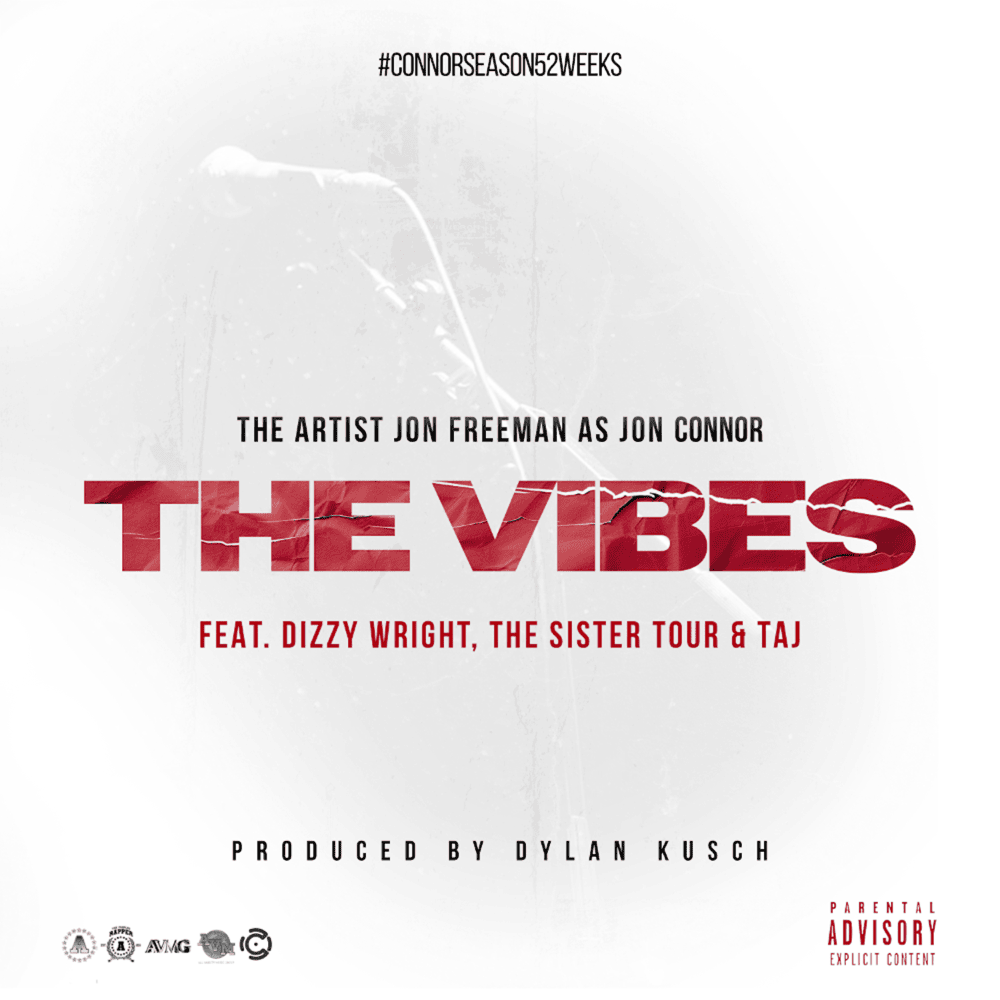 Album cover art for "The Vibes" by Jon Connor & Taj (R&B) & Sister Tour