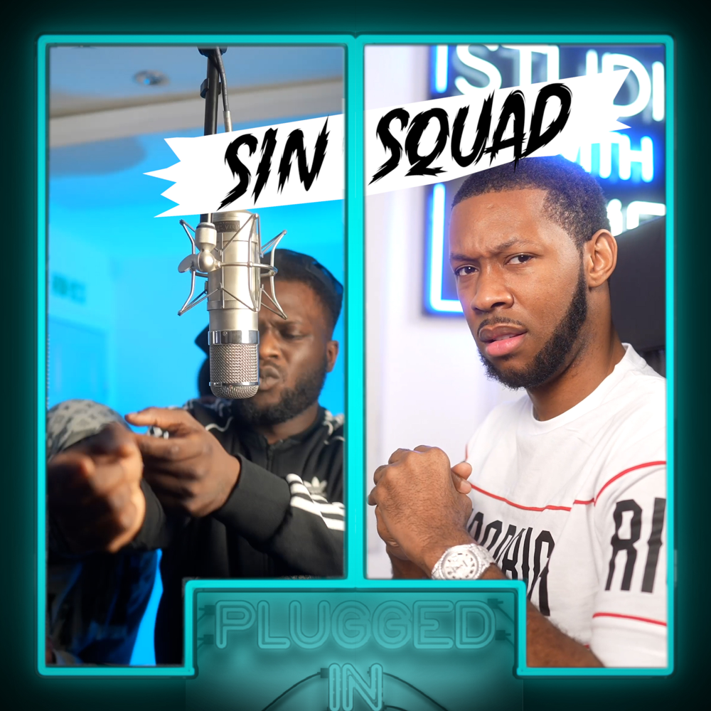 Album cover art for "[Sin Squad] Plugged In Freestyle 2" by Sin Squad (SS) & S A Vheezy & Uncs (Sin Squad) & KayyKayy & GP (UK)