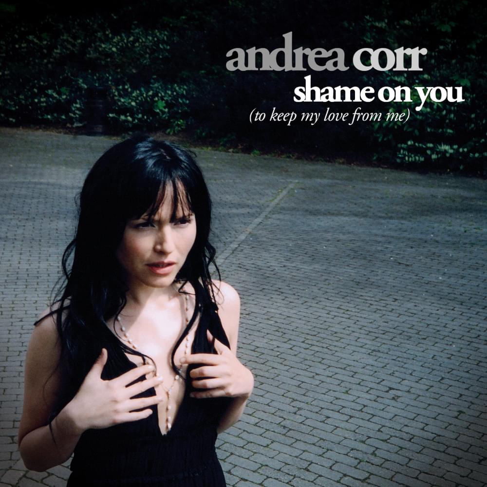 Album cover art for "Shame on You (To Keep My Love from Me)" by Andrea Corr