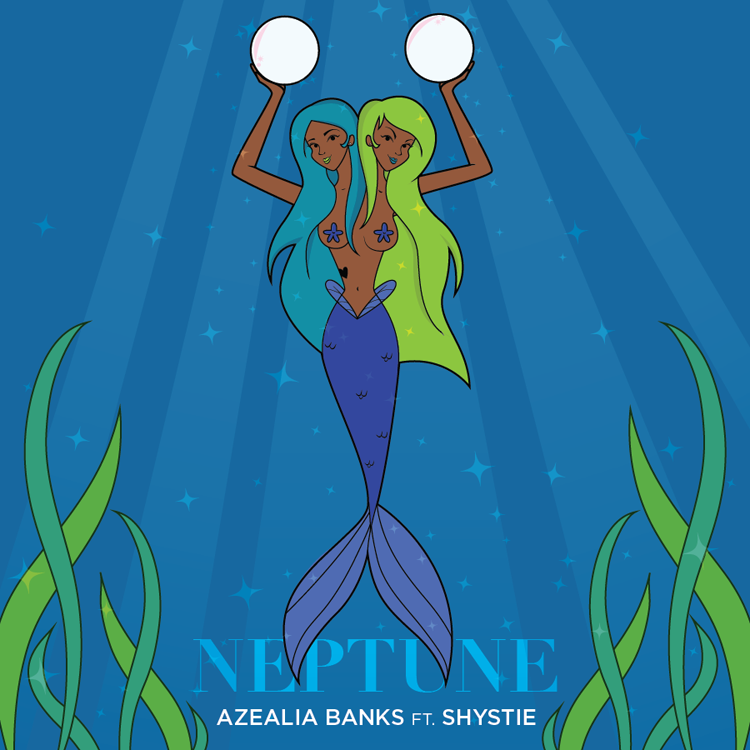 Album cover art for "Neptune" by Azealia Banks & Shystie