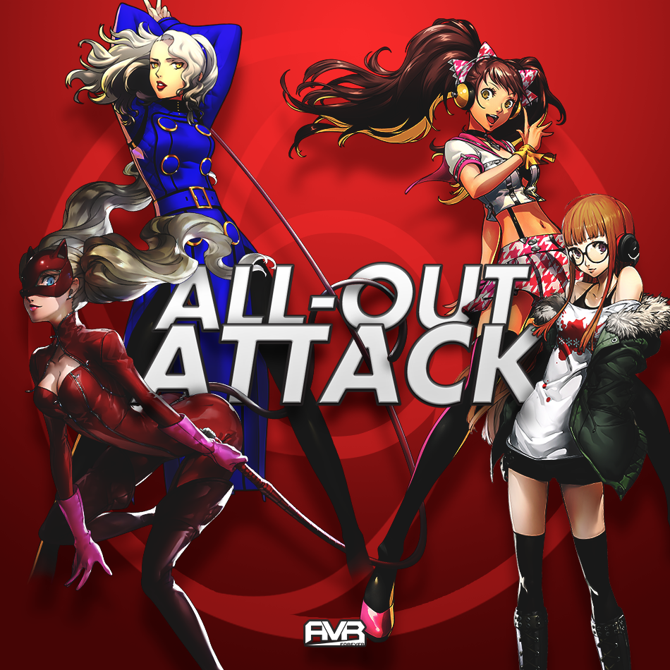 Album cover art for "All-Out Attack" by pdr dax & Maverick da Roninn
