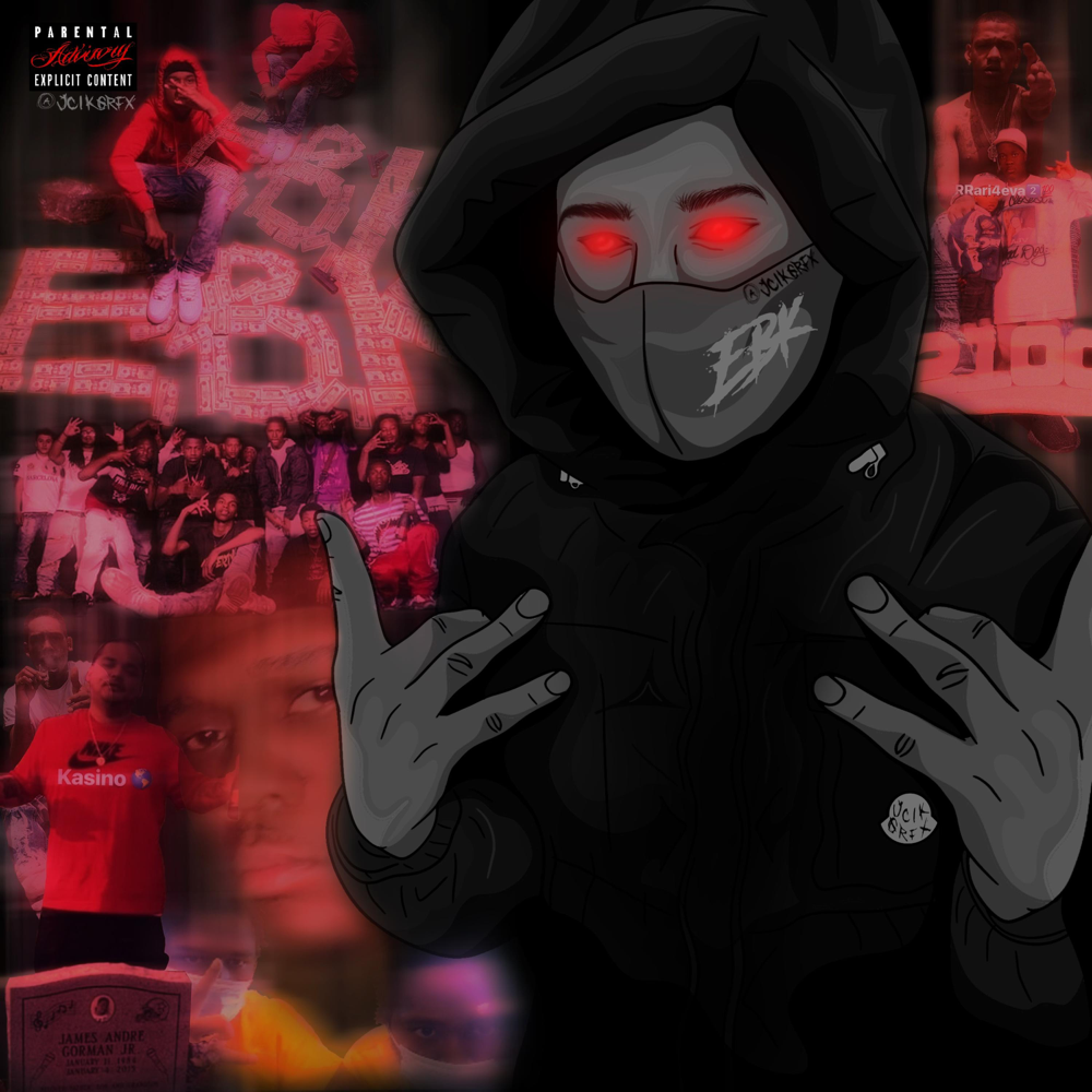 Album cover art for "2100" by EBK Jaaybo