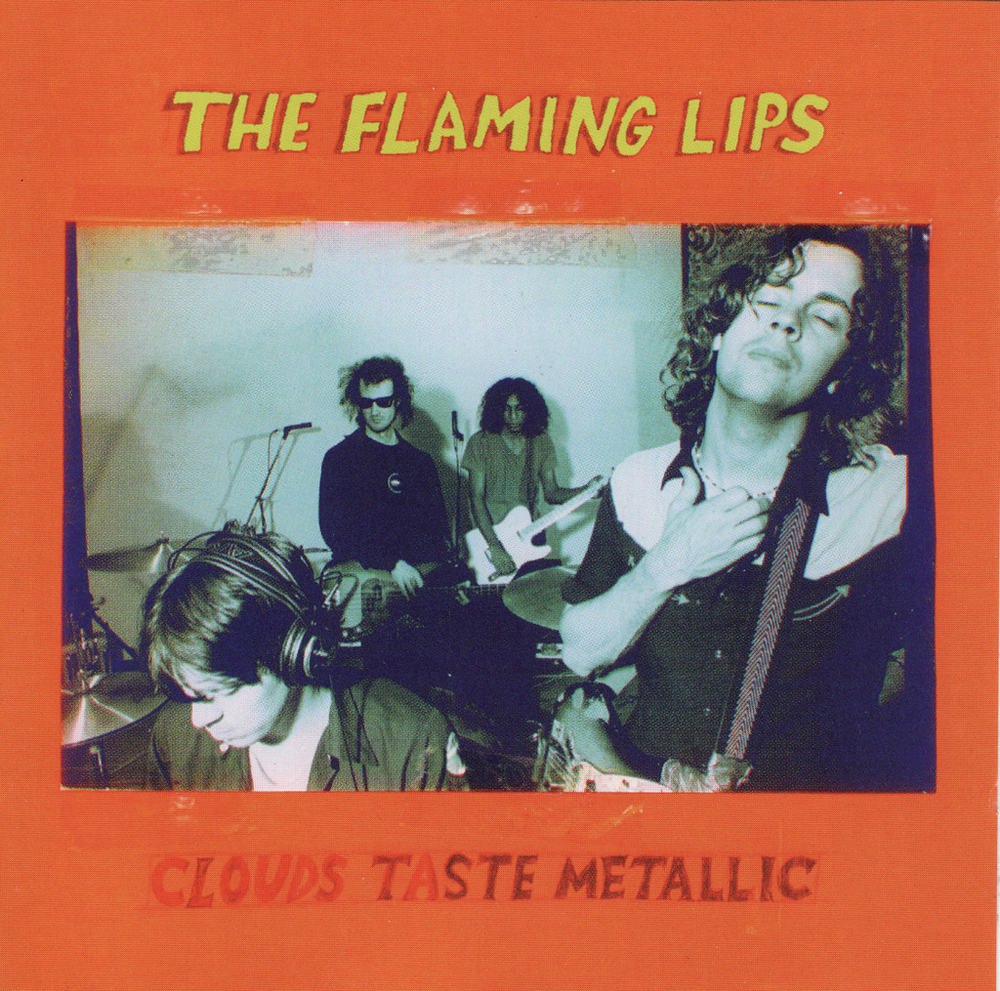 Album cover art for "Lightning Strikes the Postman" by The Flaming Lips