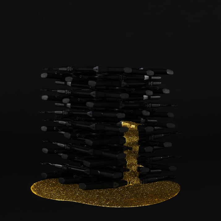 Album cover art for "City" by Adult Swim & Karriem Riggins