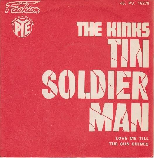 Album cover art for "Tin Soldier Man" by The Kinks