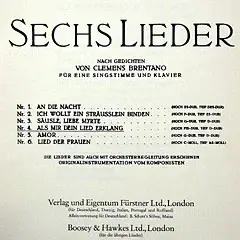 Lied der Frauen by Richard Strauss