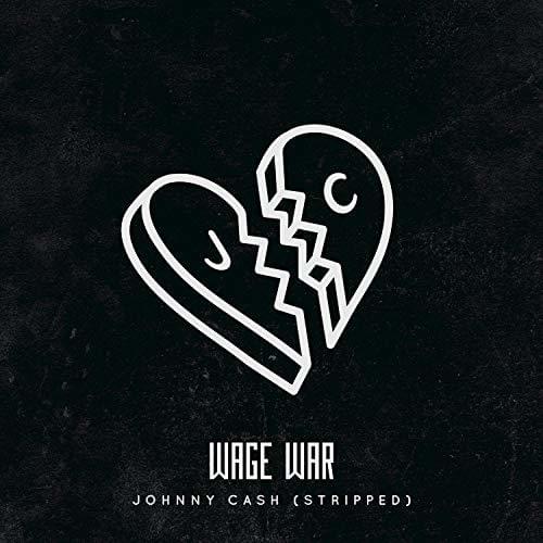 Album cover art for "Johnny Cash (Stripped)" by Wage War