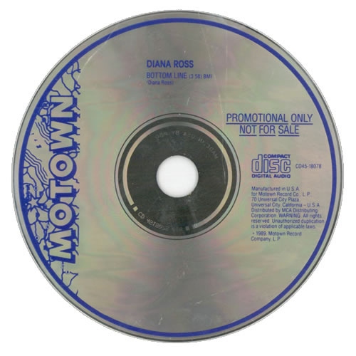 Album cover art for "Bottom Line" by Diana Ross