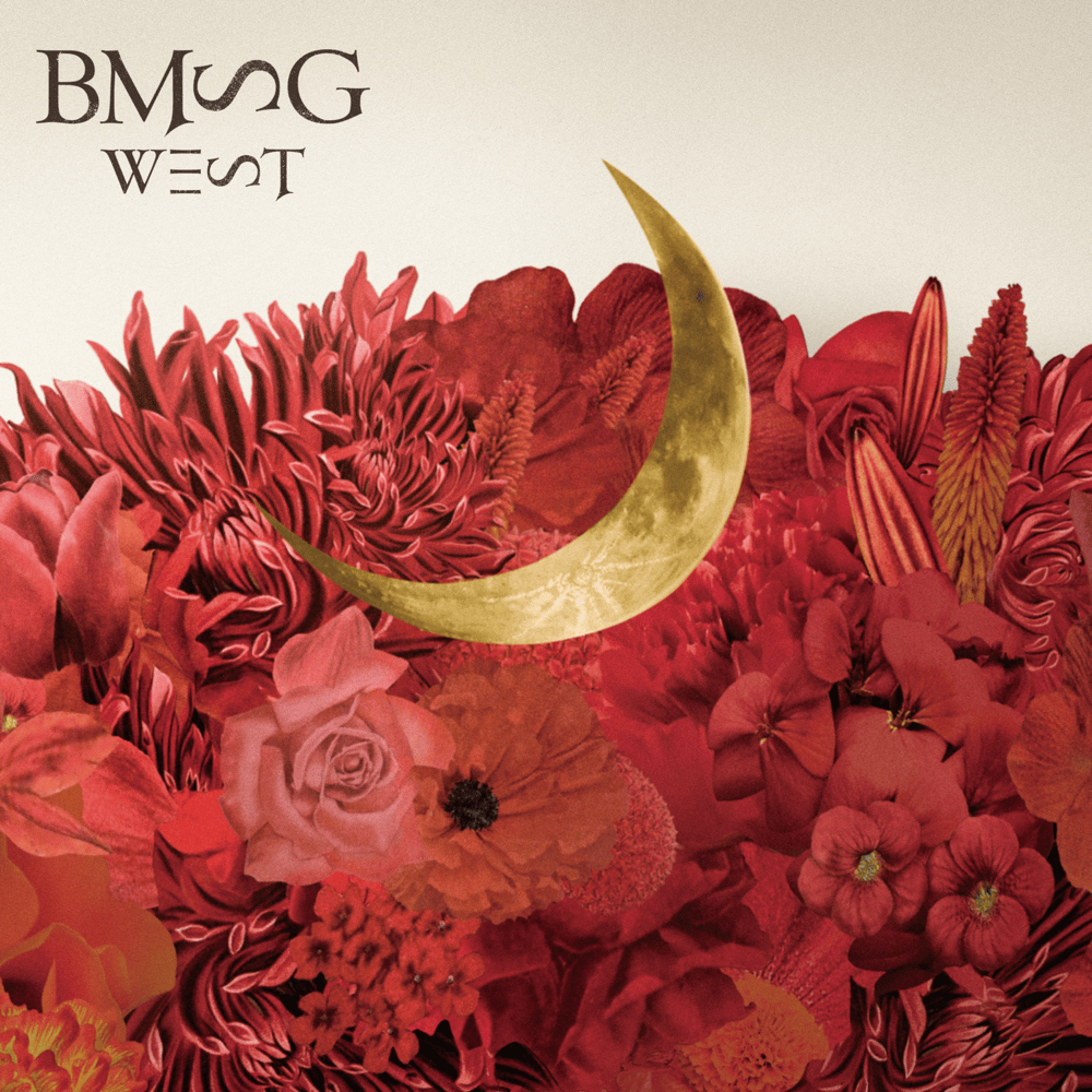 Album cover art for "The Moon in the WEST" by BMSG WEST