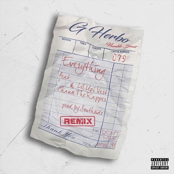 Album cover art for "Everything (Remix)" by G Herbo