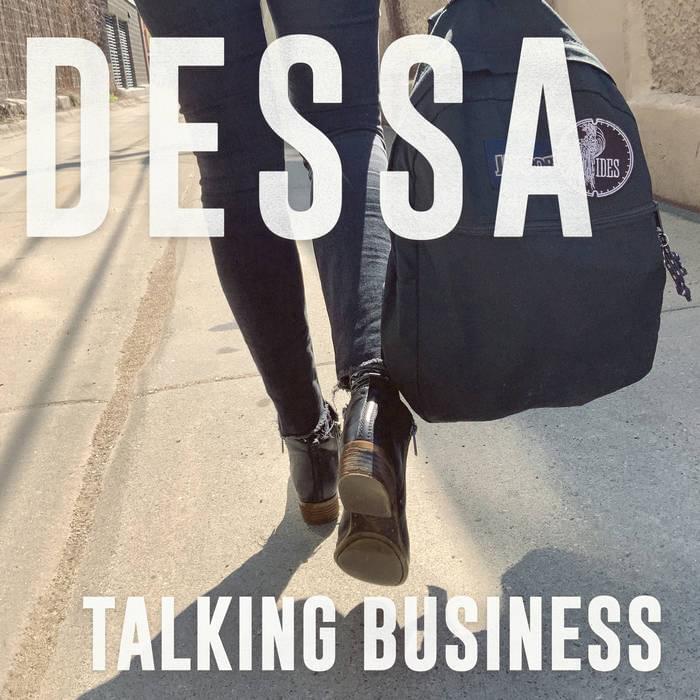 Album cover art for "Talking Business" by Dessa