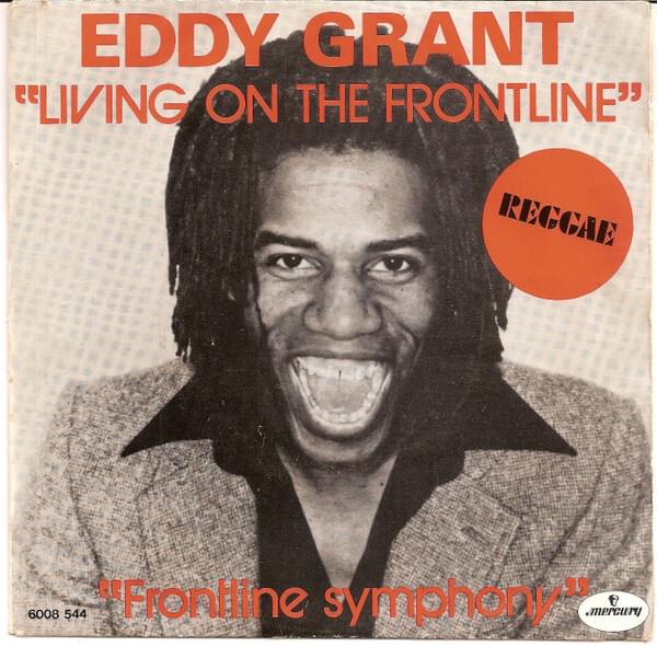 Album cover art for "Living on the Front Line" by Eddy Grant
