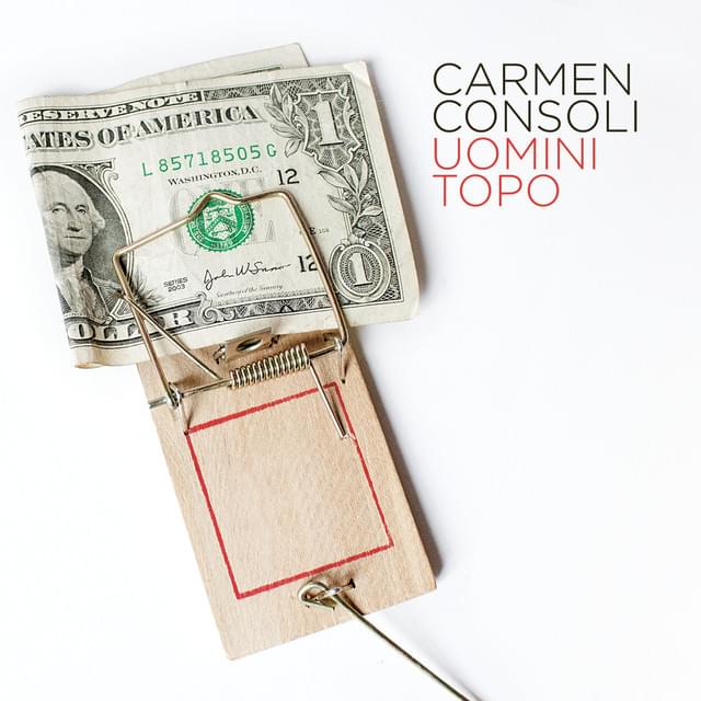 Album cover art for "Uomini topo" by Carmen Consoli